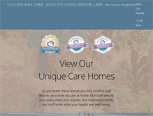 Tablet Screenshot of goldenwaycare.com